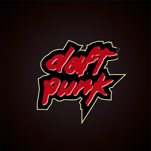 a screenshot of what my css version of daft punk's 'homework' looks like in chrome